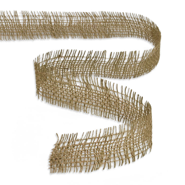 1.5" Natural Jute Ribbon - 10 Yards