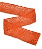 2" Orange Wired Burlap Ribbon - 10 Yards