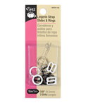 Dritz 3/8" Lingerie Strap Slides & Rings - Assorted Colors
