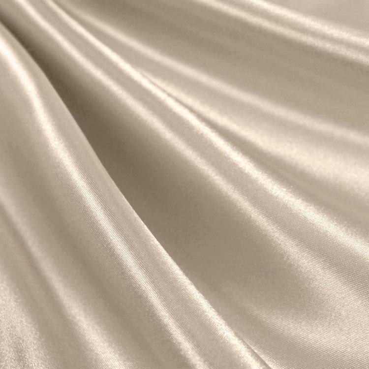 Taupe Satin Fabric