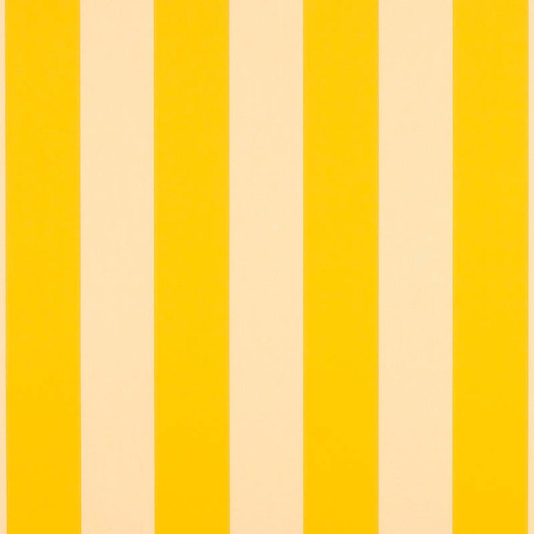 Sunbrella Awning / Marine 46" Beaufort Yellow / White 6 Bar Fabric
