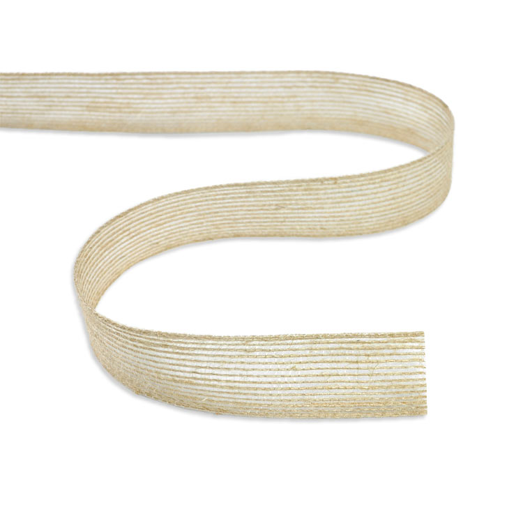 1" Natural Jute Ribbon - 25 Yards