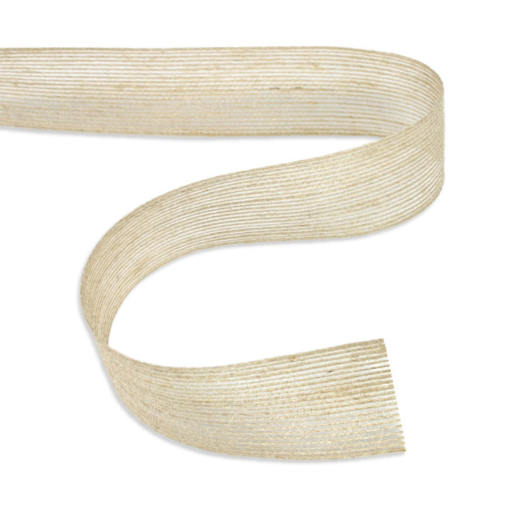 1-1/2" Natural Jute Ribbon - 10 Yards