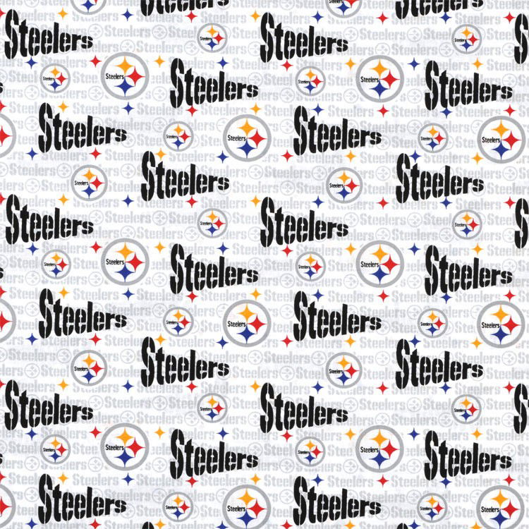 Fabric Traditions NFL Pittsburgh Steelers Logo Cotton Fabric