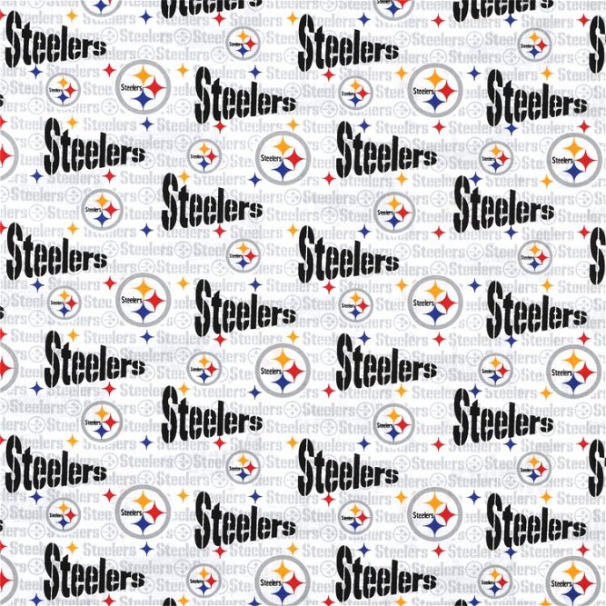 Fabric Traditions Pittsburgh Steelers NFL Cotton Fabric | OnlineFabricStore