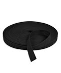 1" Black Polypropylene Webbing