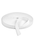 1" White Polypropylene Webbing