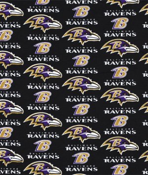 Fabric Traditions Baltimore Ravens NFL Cotton Fabric