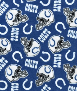Fabric Traditions Indianapolis Colts NFL Fleece Fabric