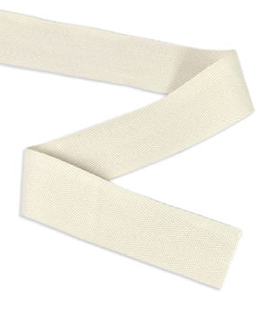 1.5 inch Natural Cotton Twill Ribbon - 10 Yards