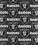 Fabric Traditions Las Vegas Raiders NFL Fleece Fabric