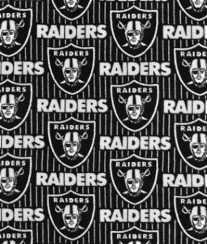 Oakland Raiders NFL Fleece Fabric