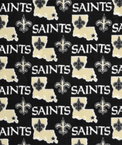 Fabric Traditions New Orleans Saints NFL Fleece Fabric