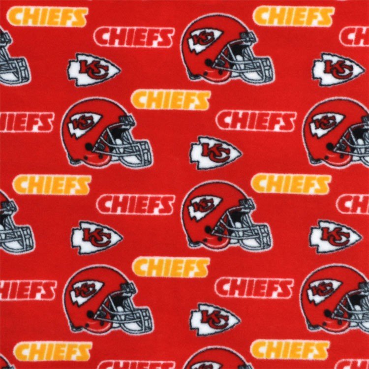 Fabric Traditions Kansas City Chiefs NFL Fleece Fabric