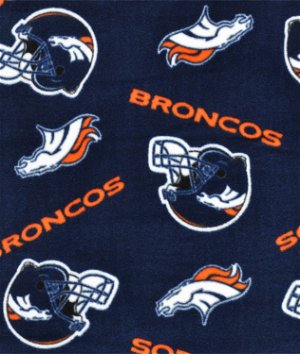 Denver Broncos NFL Fleece Fabric
