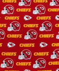 Fabric Traditions Kansas City Chiefs NFL Cotton Fabric