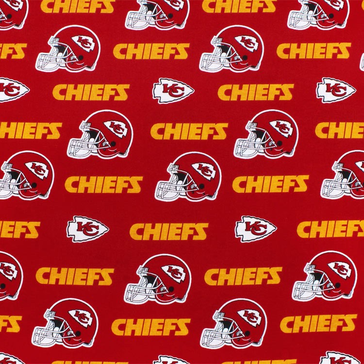 Fabric Traditions Kansas City Chiefs NFL Cotton Fabric