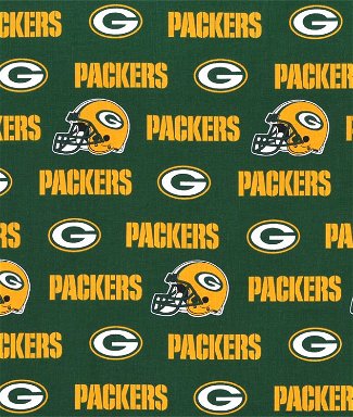 Fabric Traditions Green Bay Packers NFL Cotton Fabric