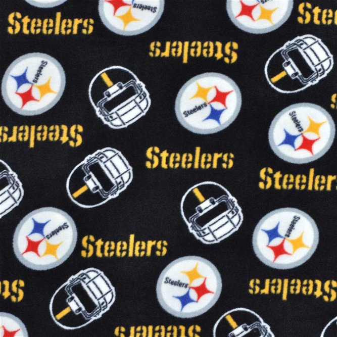 Fabric Traditions Pittsburgh Steelers NFL Fleece Fabric