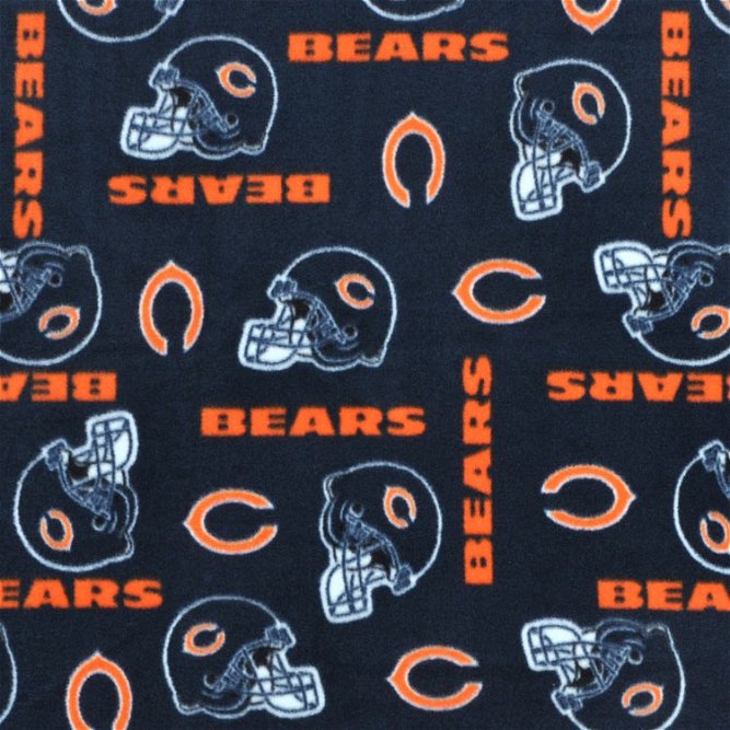 Fabric Traditions Chicago Bears NFL Fleece Fabric