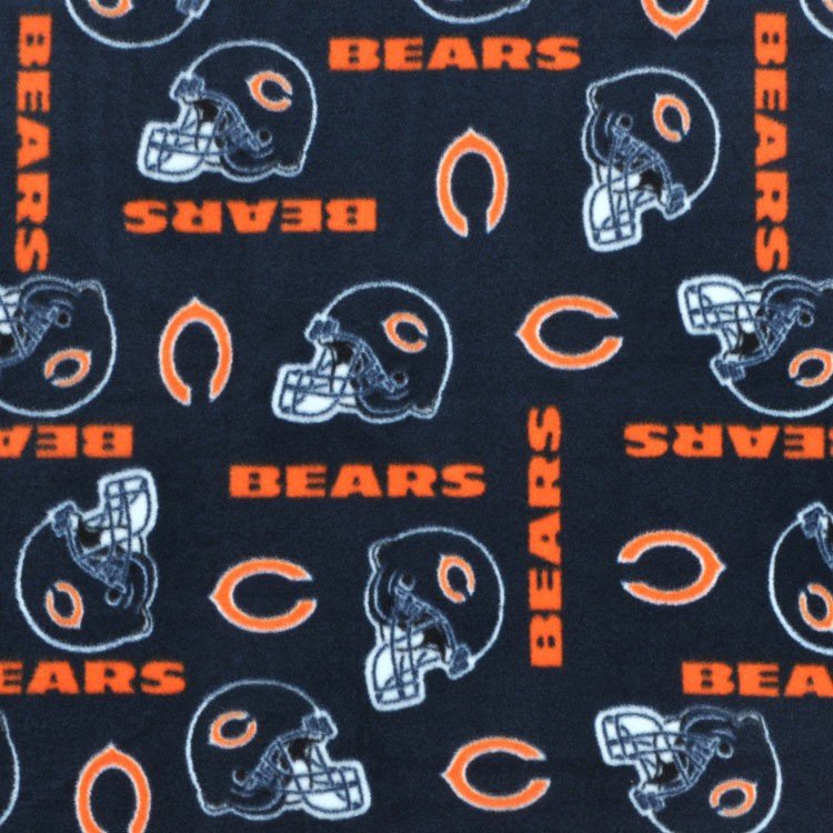 Fabric Traditions Chicago Bears NFL Fleece Fabric