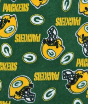Green Bay Packers NFL Fleece Fabric