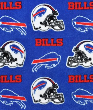 Fabric Traditions Buffalo Bills NFL Fleece Fabric