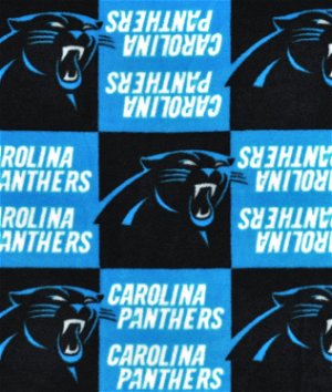 Carolina Panthers NFL Fleece Fabric