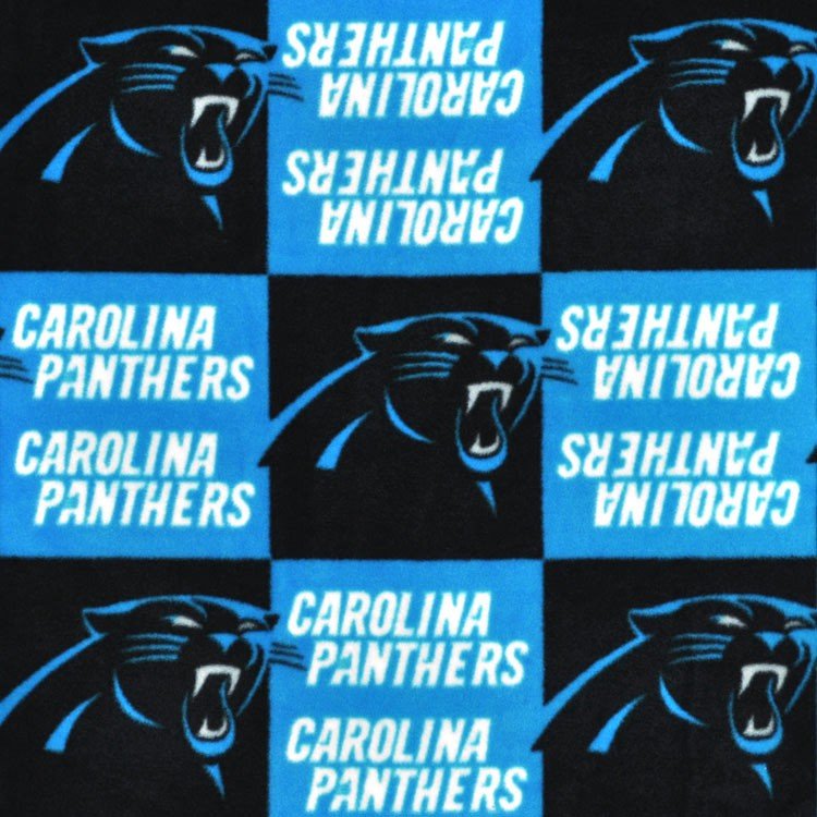 Fabric Traditions Carolina Panthers NFL Fleece Fabric