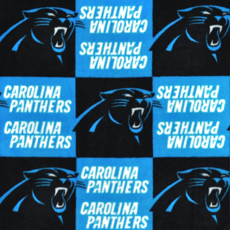Fabric Traditions Carolina Panthers NFL Fleece Fabric