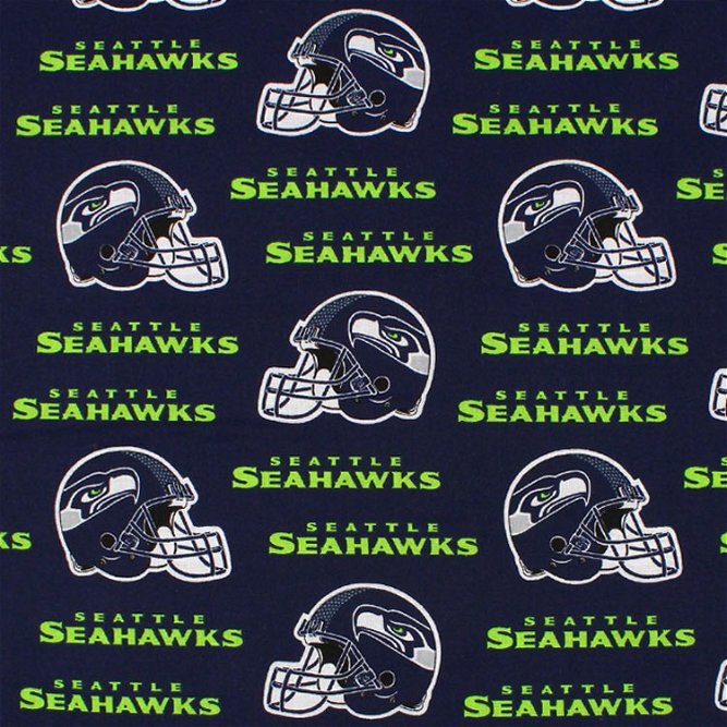 Fabric Traditions Seattle Seahawks NFL Cotton Fabric