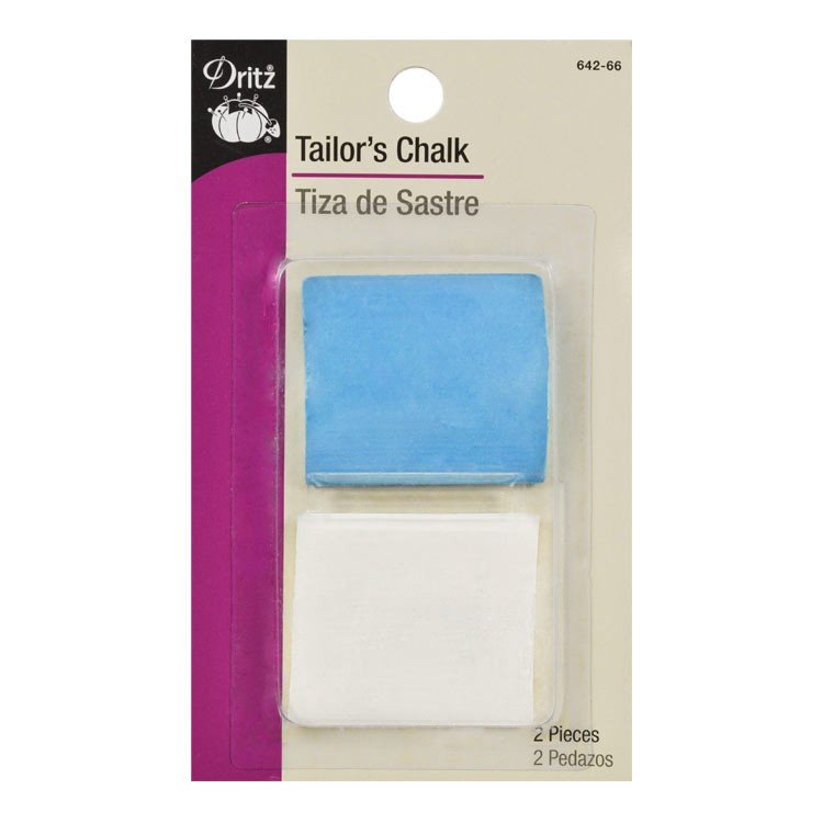 Dritz Tailor's Chalk Twin Pack - Blue & White