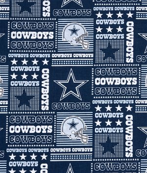 Dallas Cowboys Patchwork NFL Cotton Fabric
