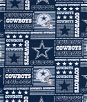 Fabric Traditions Dallas Cowboys Patchwork NFL Cotton Fabric