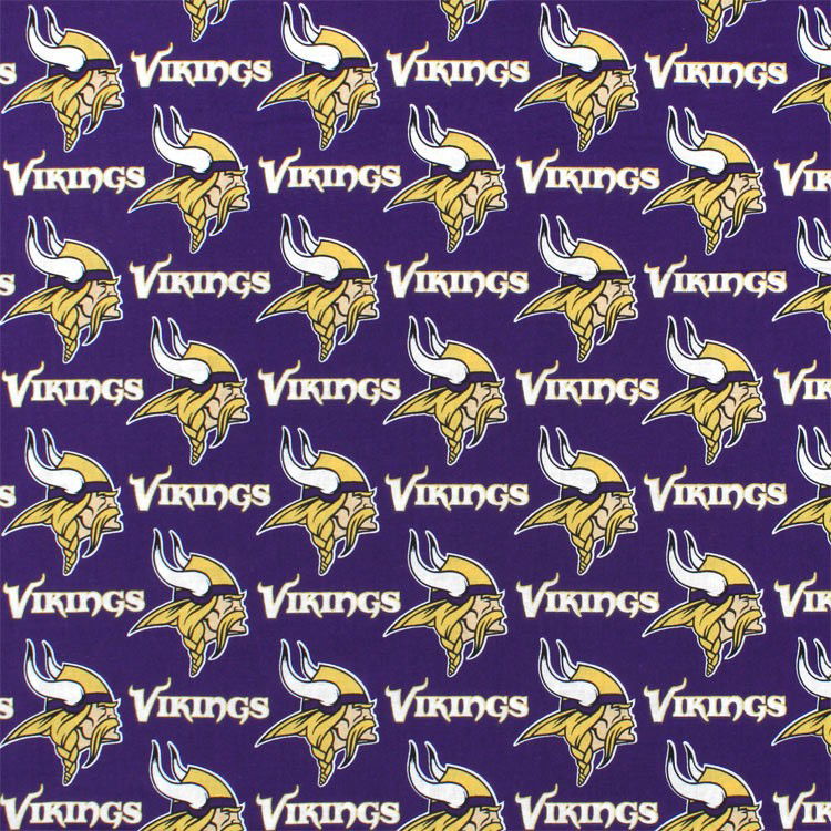 NFL Minnesota Vikings Cotton Fabric