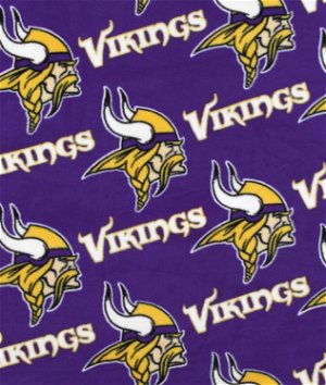 Fabric Traditions Minnesota Vikings NFL Fleece Fabric