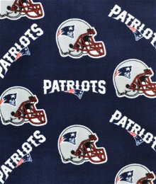 New England Patriots NFL Fleece Fabric