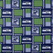 Fabric Traditions Seattle Seahawks Patchwork NFL Cotton Fabric