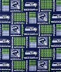 Fabric Traditions Seattle Seahawks Patchwork NFL Cotton Fabric
