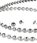C.S. Osborne #6510 Nickel Decorative Nail Trim - 10 Yards