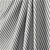 Waverly Classic Ticking Black Fabric - Image 4