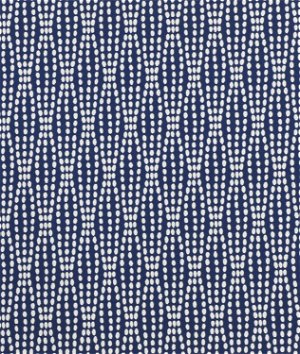 Waverly Strands Navy Fabric