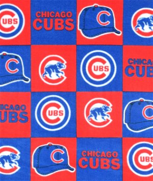 Fabric Traditions Chicago Cubs MLB Fleece Fabric