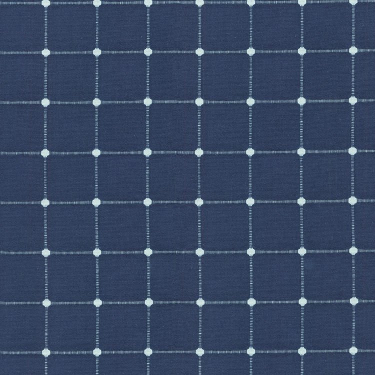 Waverly Geo Metrics Indigo Fabric