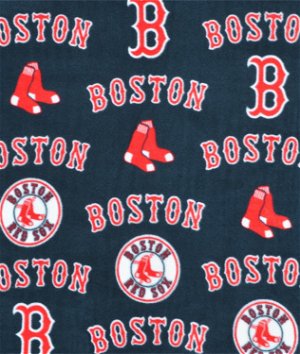 Fabric Traditions Boston Red Sox MLB Fleece Fabric