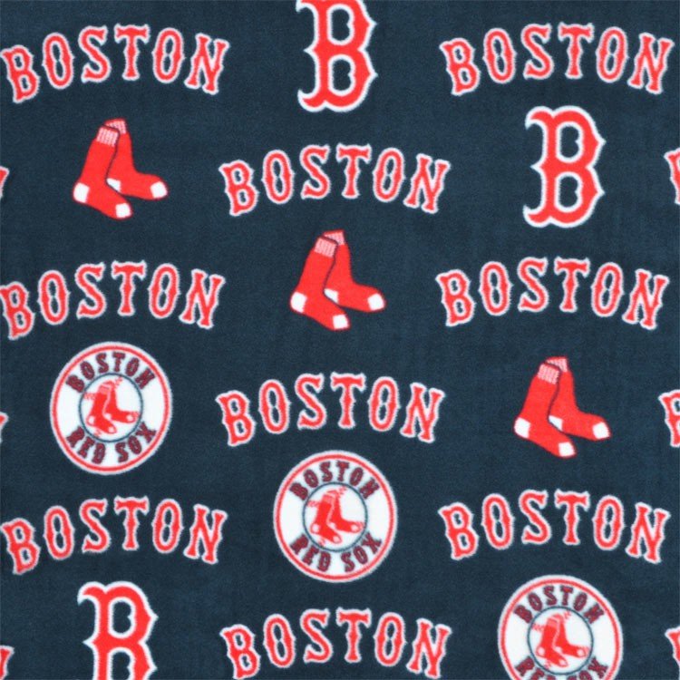 Boston Red Sox MLB Fleece Fabric
