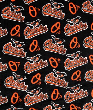 Baltimore Orioles MLB Fleece Fabric