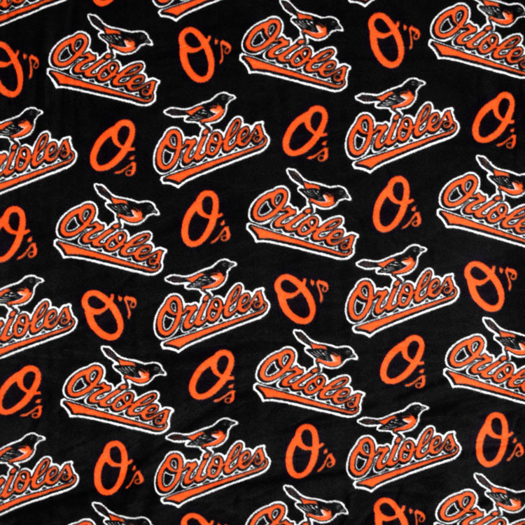 Fabric Traditions Baltimore Orioles MLB Fleece Fabric
