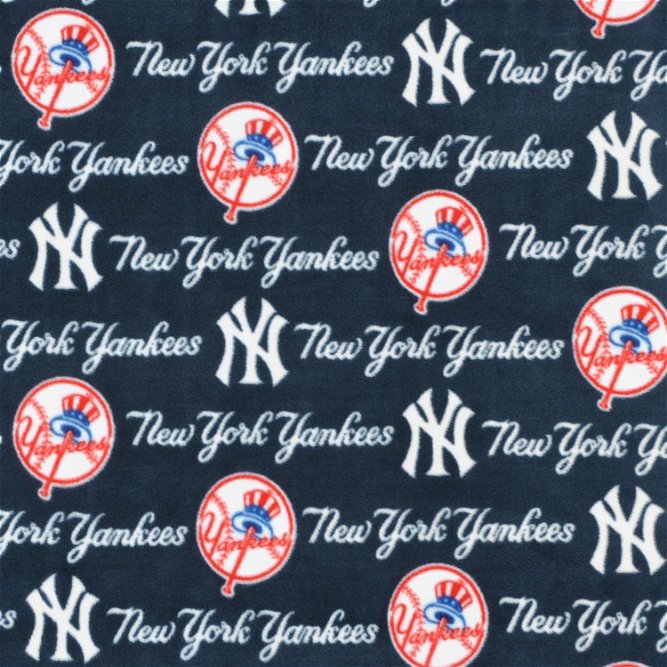 Fabric Traditions New York Yankees MLB Fleece Fabric