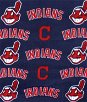 Cleveland Indians MLB Fleece Fabric